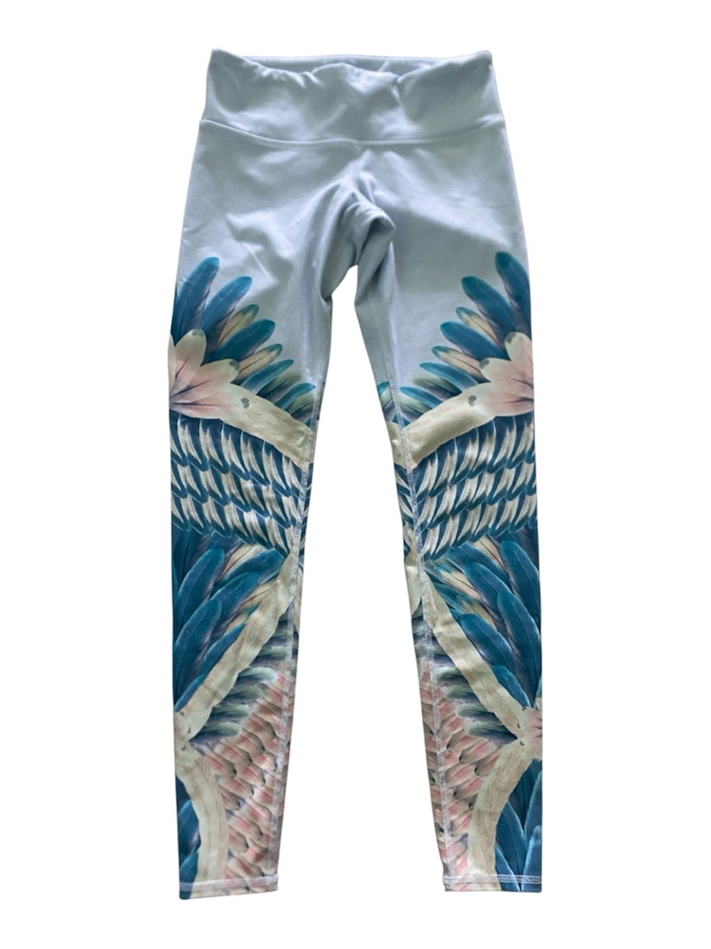 Alo  x Gypset Goddess Airbrush Legging Tropical Feather XS
